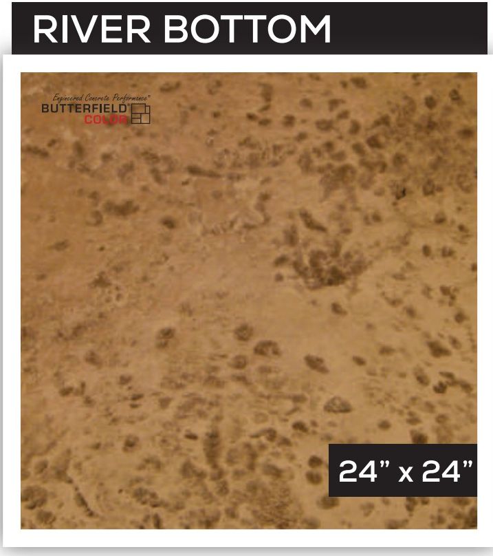 River Bottom — Texture Skins stamped concrete