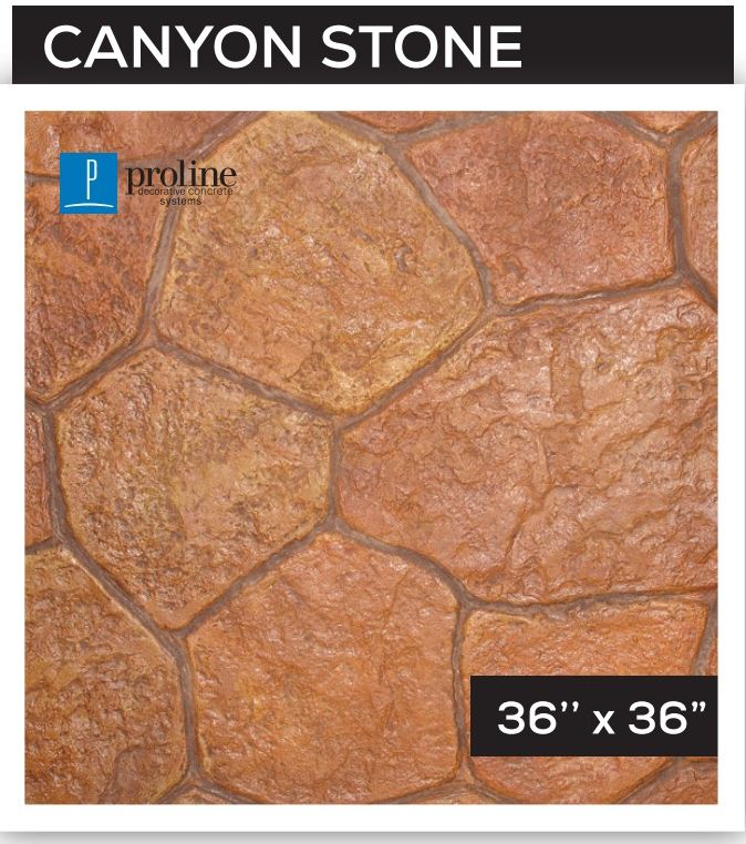 Canyon Stone — Stone Patterns stamped concrete