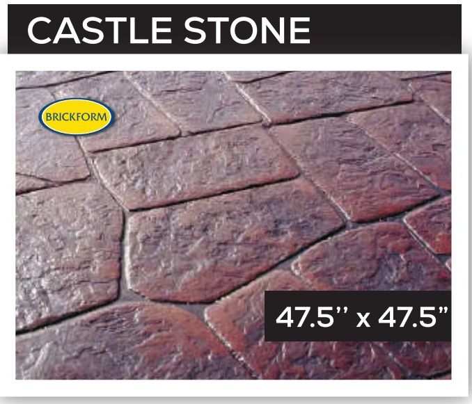 Castle Stone — Stone Patterns stamped concrete