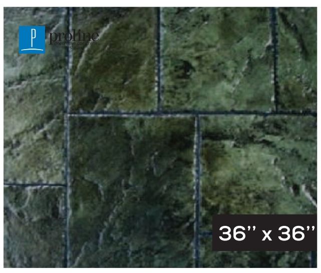 Grand Blue Stone — Ashlar & Slate stamped concrete