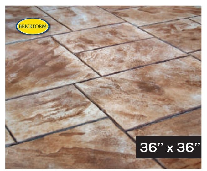 Regal Blue Stone — Ashlar & Slate stamped concrete
