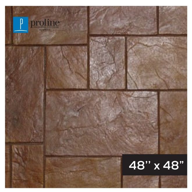 Italian Slate — Ashlar & Slate stamped concrete