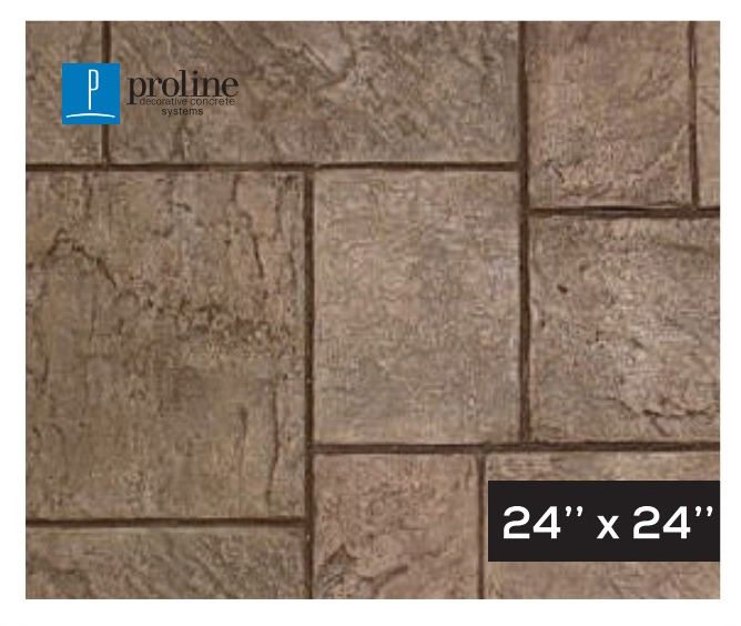 New England Slate — Ashlar & Slate stamped concrete