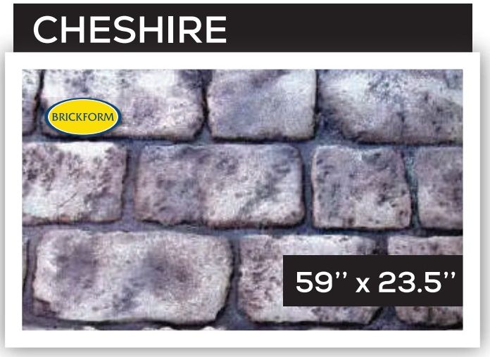Cheshire — Cobblestone stamped concrete