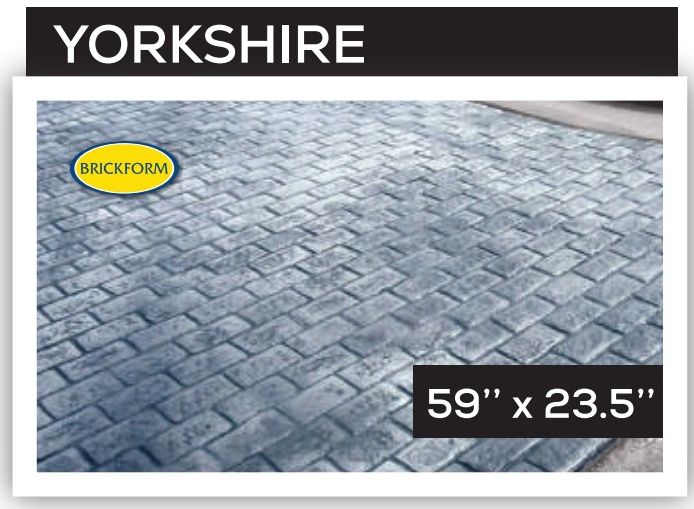 Yorkshire — Cobblestone stamped concrete