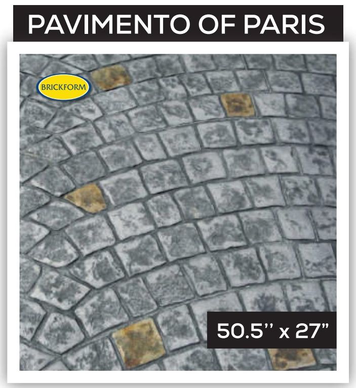 Pavimento of Paris — Cobblestone stamped concrete