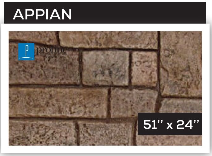 Appian — Cobblestone stamped concrete