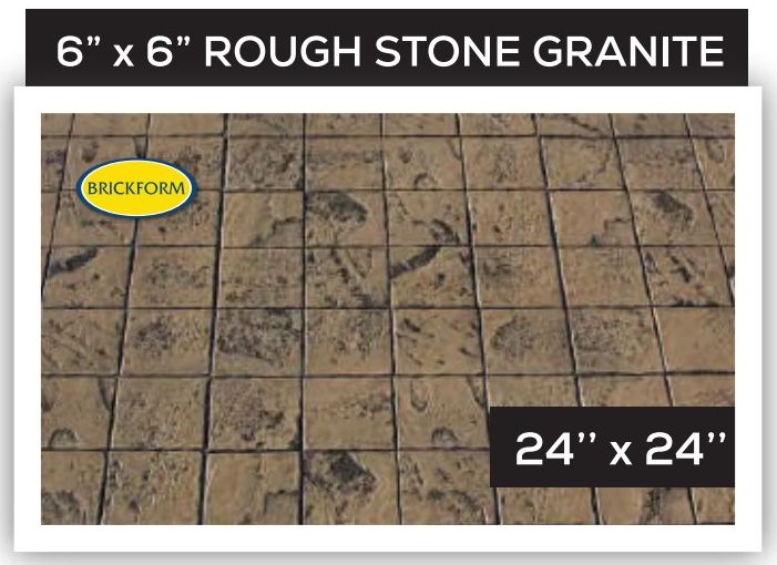 Rough Stone Granite — Tile & Medallions stamped concrete