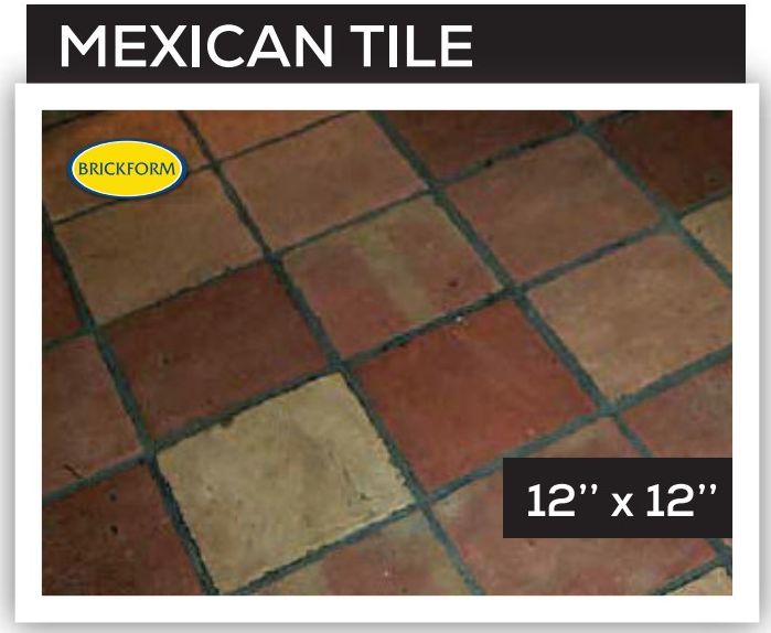 Mexican Tile — Tile & Medallions stamped concrete